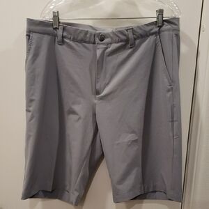Men's Gray Stretch Performance Shorts